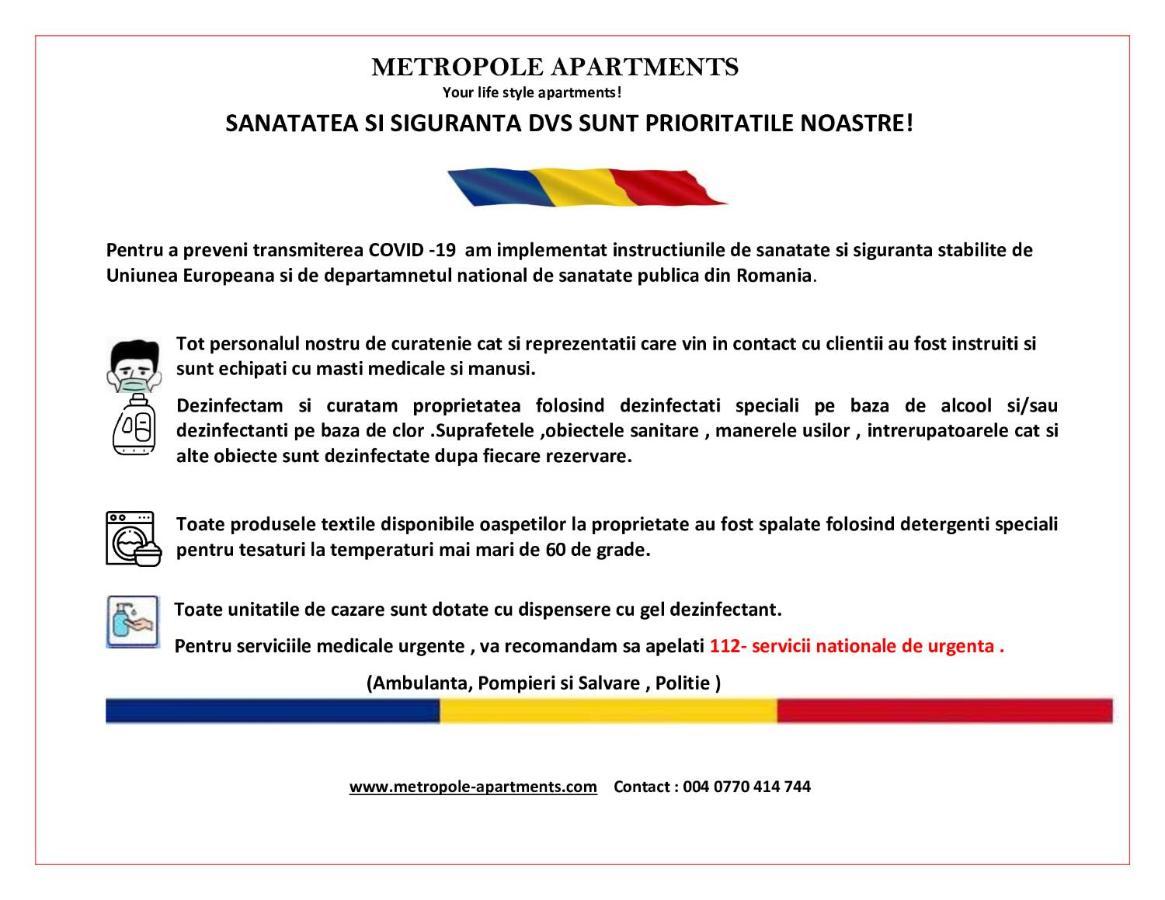 Metropole Apartments Old Center Букурещ Екстериор снимка